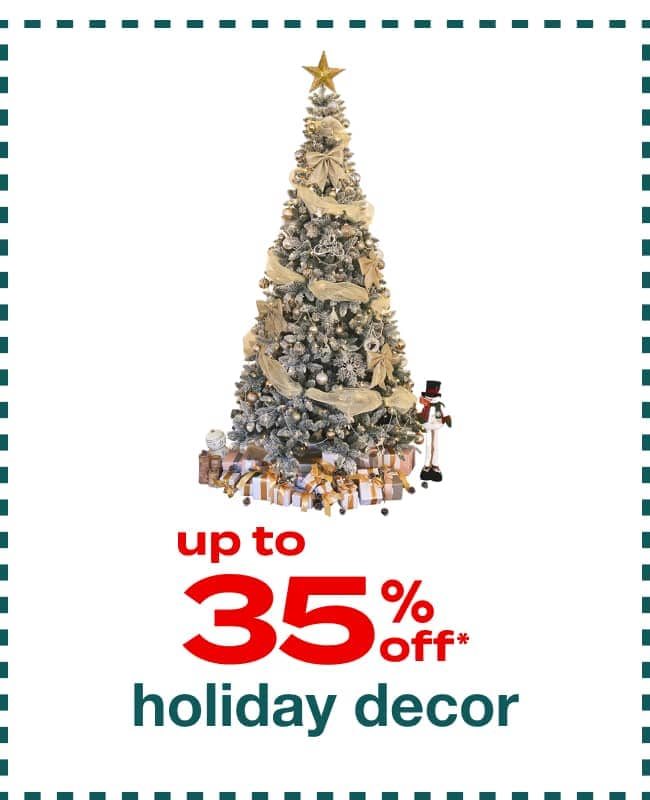 Up to 35% Off Holiday Decor