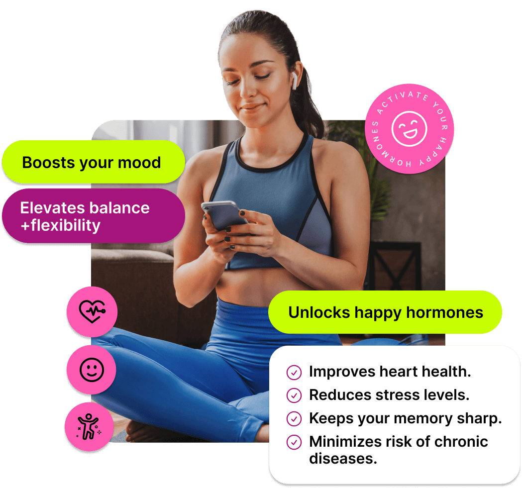 Zumba App boost your mood