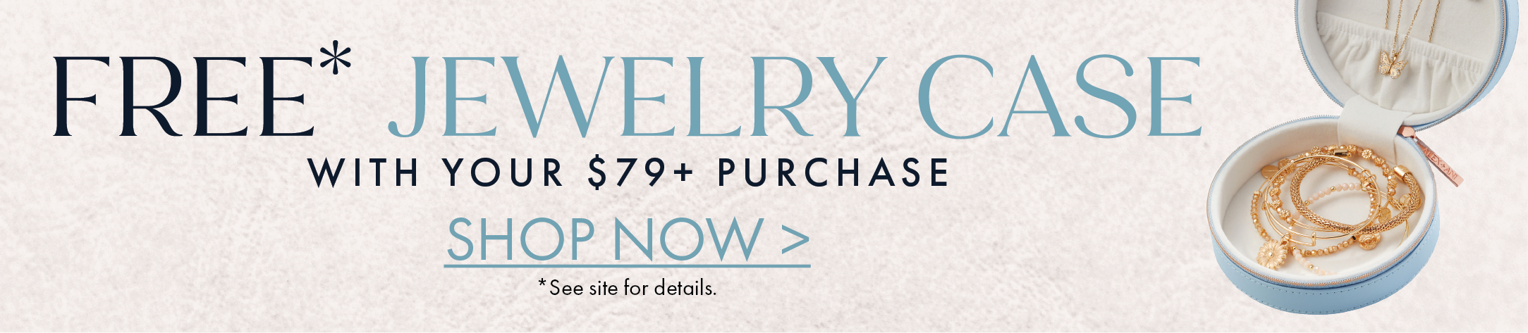 Get a FREE Jewelry Case with $79+ Purchase | Shop Now