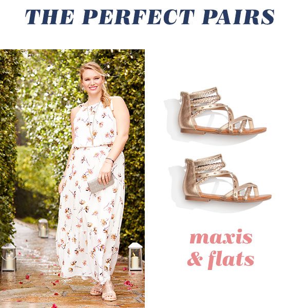 The perfect pairs: maxis and flats,