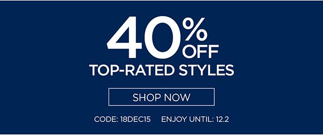 40% Off Top-rated Styles - Shop Now