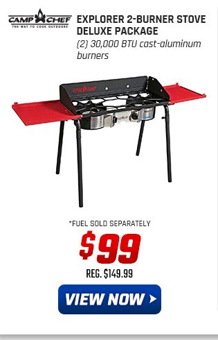 Camp Chef Explorer 2-Burner Stove Deluxe Package