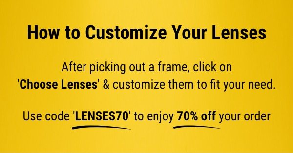 70% OFF Lenses >