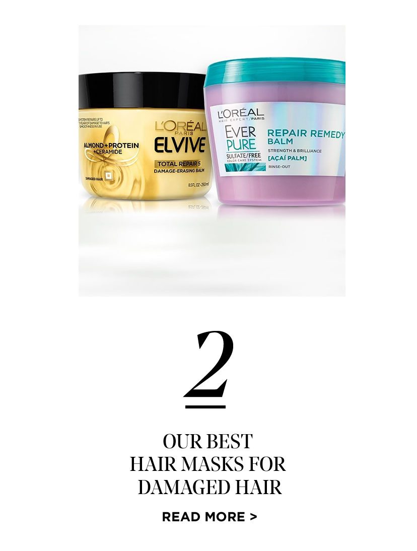 2 - OUR BEST HAIR MASKS FOR DAMAGED HAIR - READ MORE >
