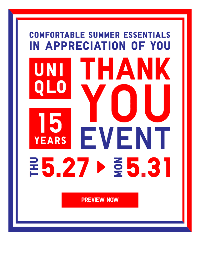 BANNER1 - UNIQLO 15 YEARS THANK YOU EVENT