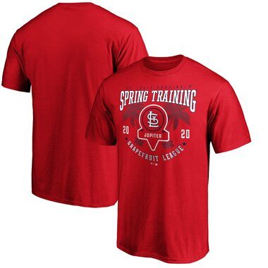 Fanatics Branded St. Louis Cardinals Red 2020 Spring Training Pickoff Move T-Shirt