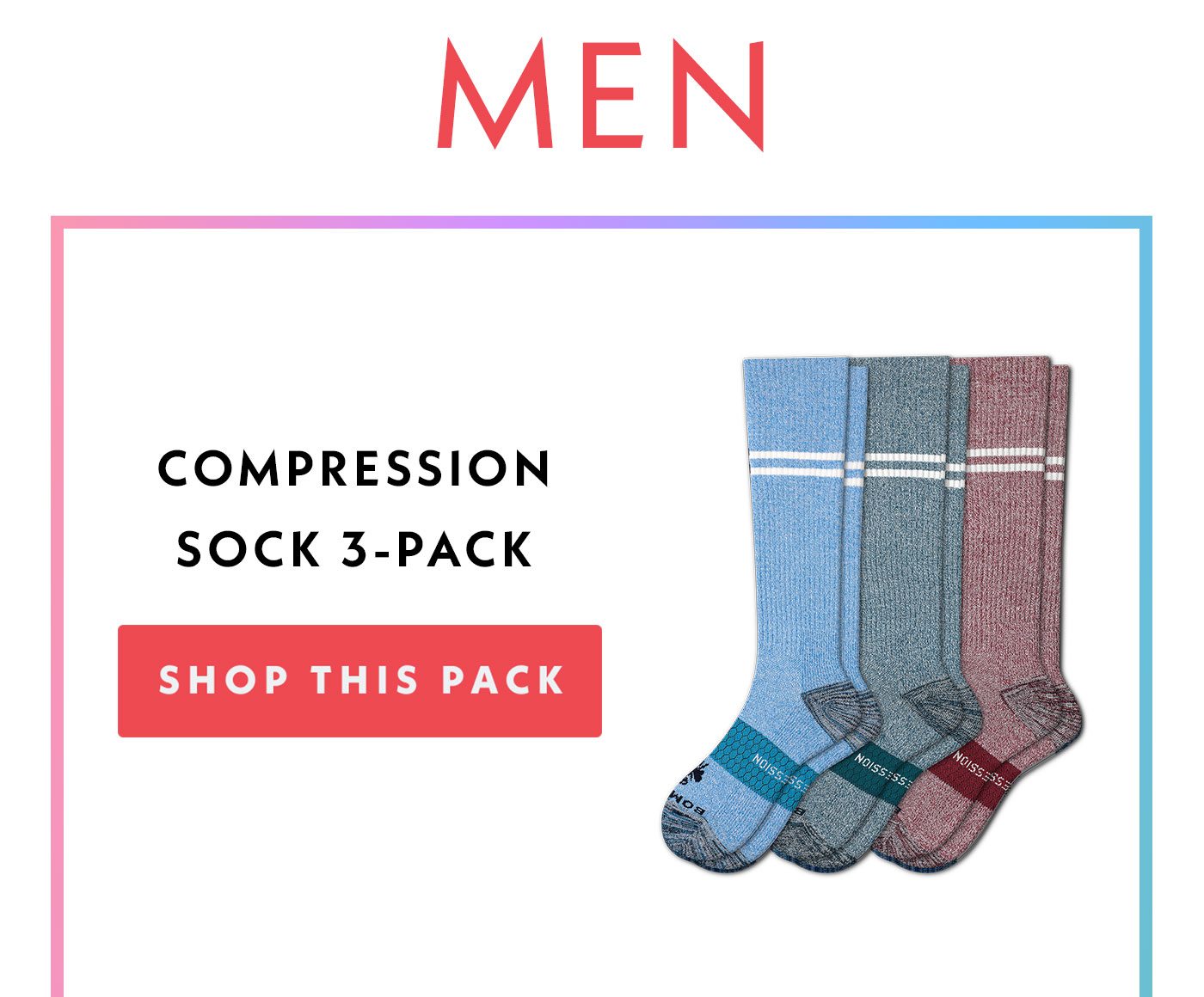 Men Compression Sock 3 Pack | Shop this Pack