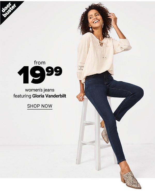 from 19.99 and up women's jeans featuring Gloria Vanderbilt - Shop Now