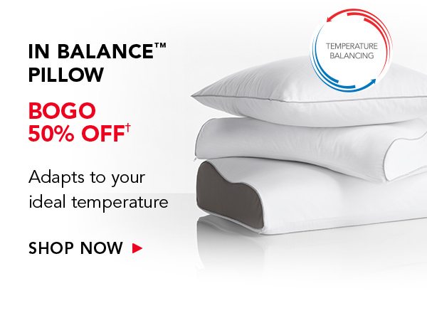 BOGO 50% off in balance pillow | Shop now