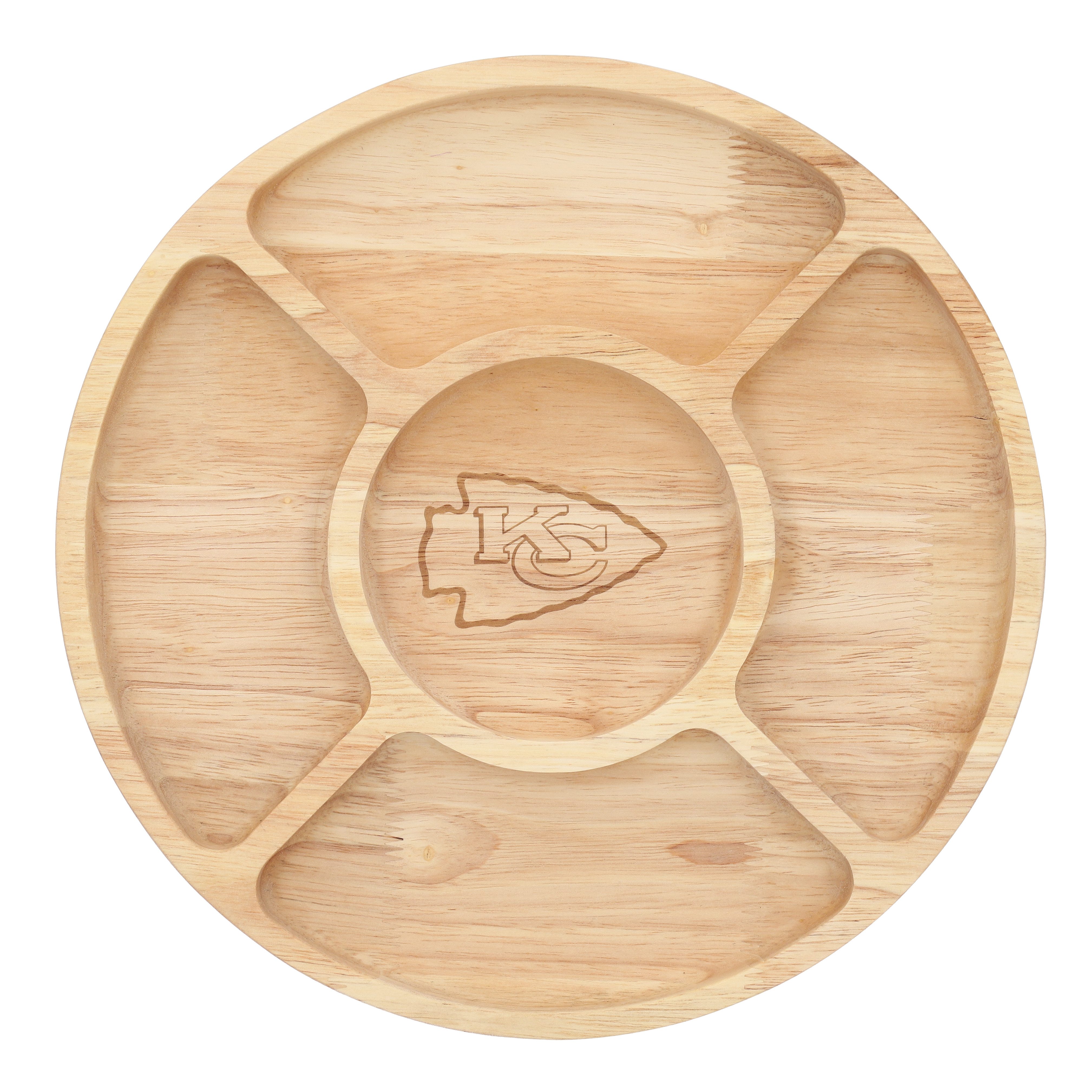 The Memory Company Wood Chip & Dip Serving Tray