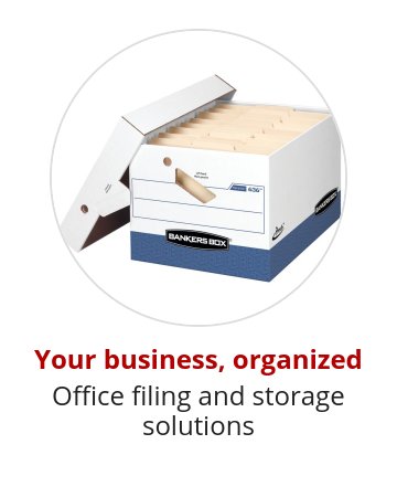 Your business, organized Office filing and storage solutions