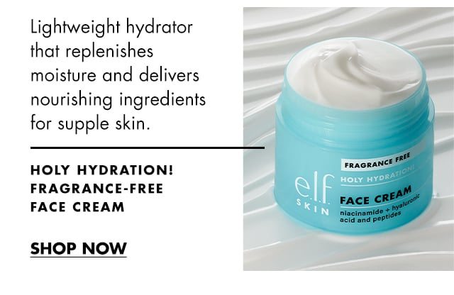 Holy Hydration! Fragrance-Free Face Cream