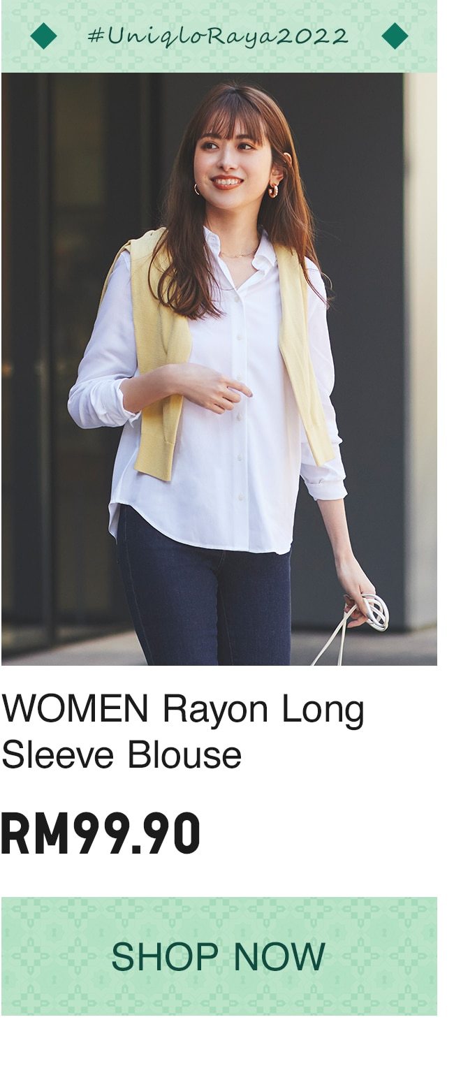 WOMEN Rayon Long Sleeve Blouse