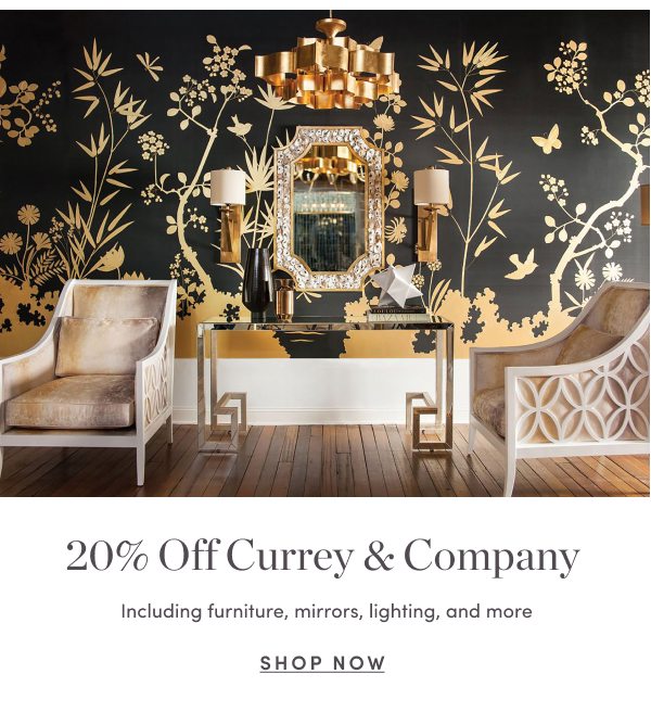 20 Percent Off Currey & Company