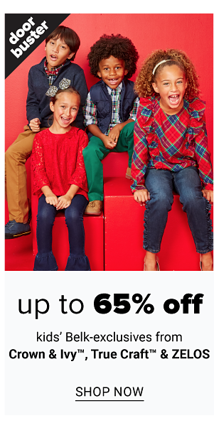 Up to 65% off Kid's Belk-Exclusives - Shop Now
