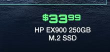 HP EX900 250GB M.2 SSD