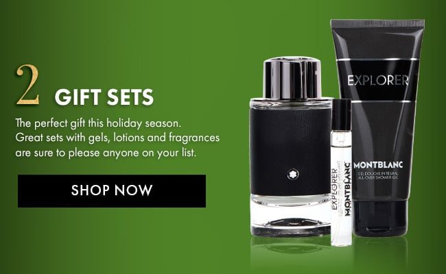 2. Gift sets. The perfect gift this holiday season. Great sets with gels, lotions and fragrances are sure to please anyone on your list.