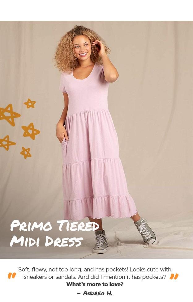 Women's Primo Tiered Midi Dress