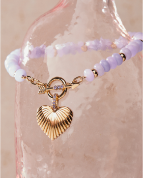 Puffy Heart Toggle Bracelet | Shop Now