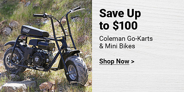 ColemanUTVsGoKartsMiniBikes