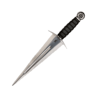 Daguesse Dagger with Leather Scabbard