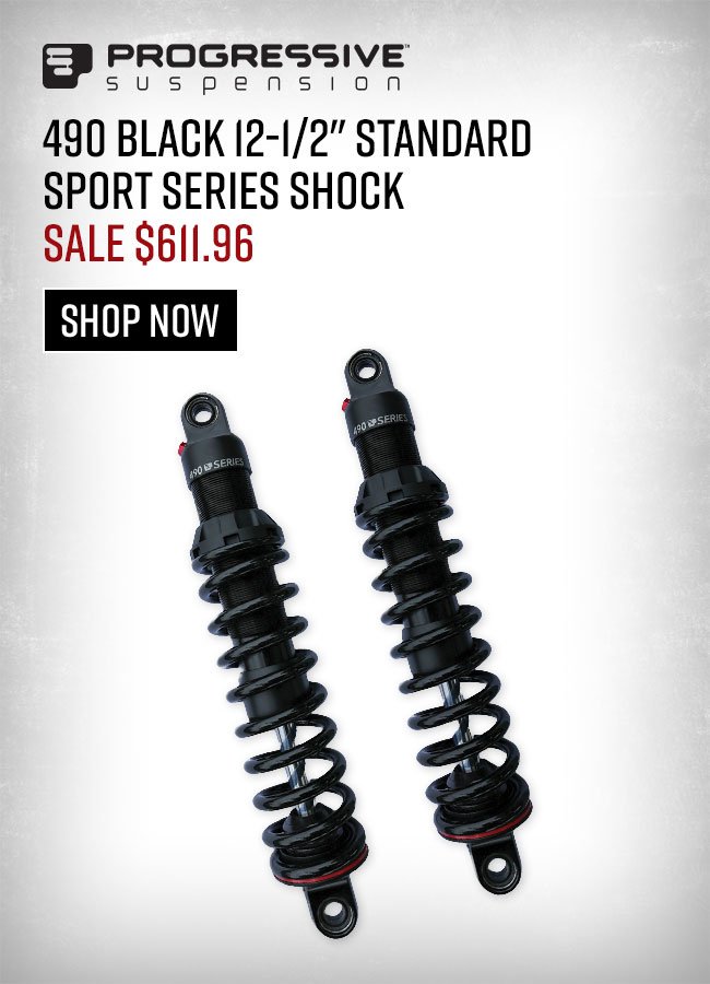 Progressive Suspension 490 Black 12-1/2