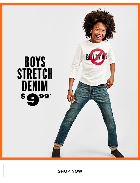 Boys Stretch Denim $9.99