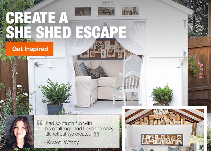 Create A | She Shed Escape | Get Inspired