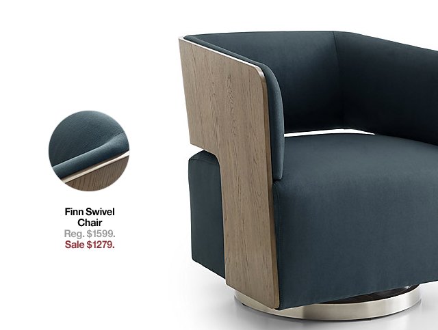 Finn Swivel Chair Reg. $1599. Sale $1279.