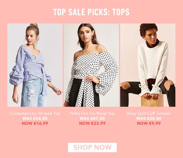 TOP SALE PICKS: TOPS