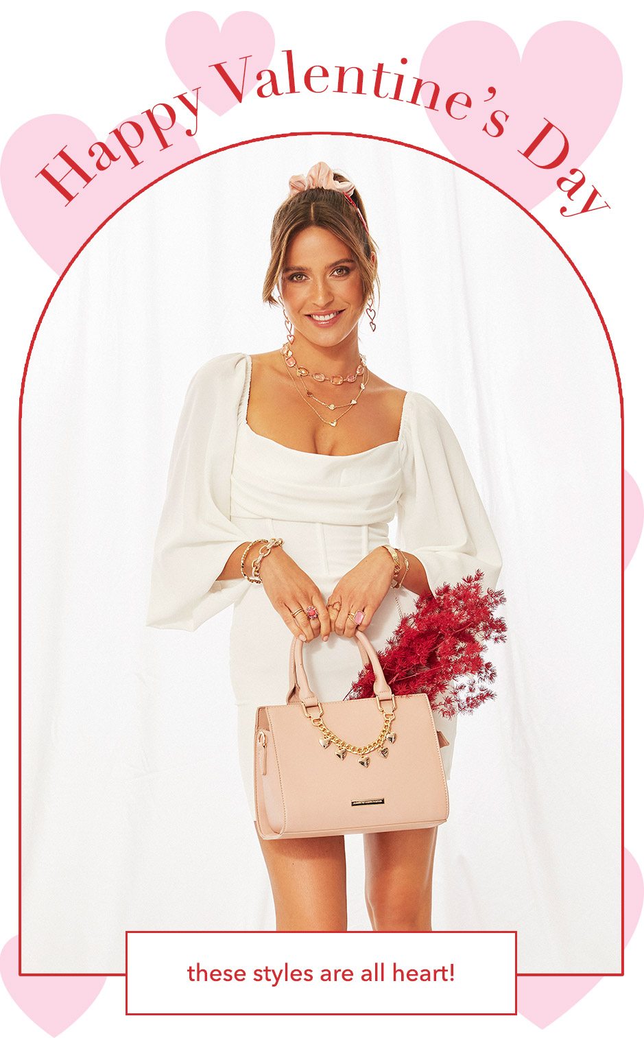 Pink Valentine Mini Heart Bag – colette by colette hayman