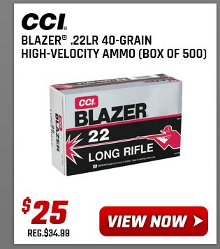 CCI Blazer .22LR High-Velocity Ammo (Box of 500)