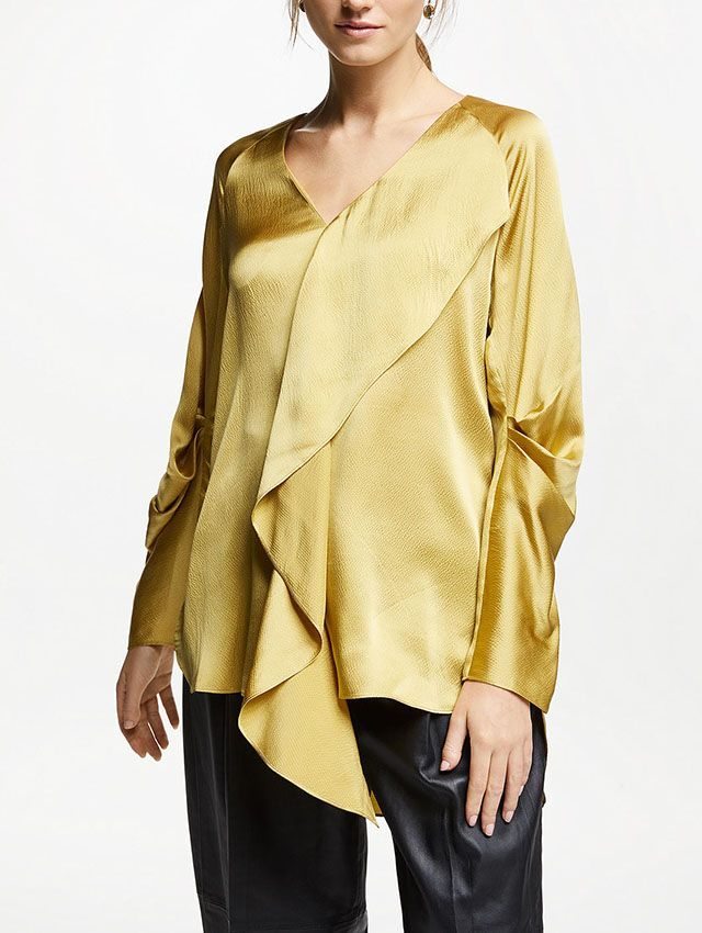 Modern Rarity Hammered Silk Blouse