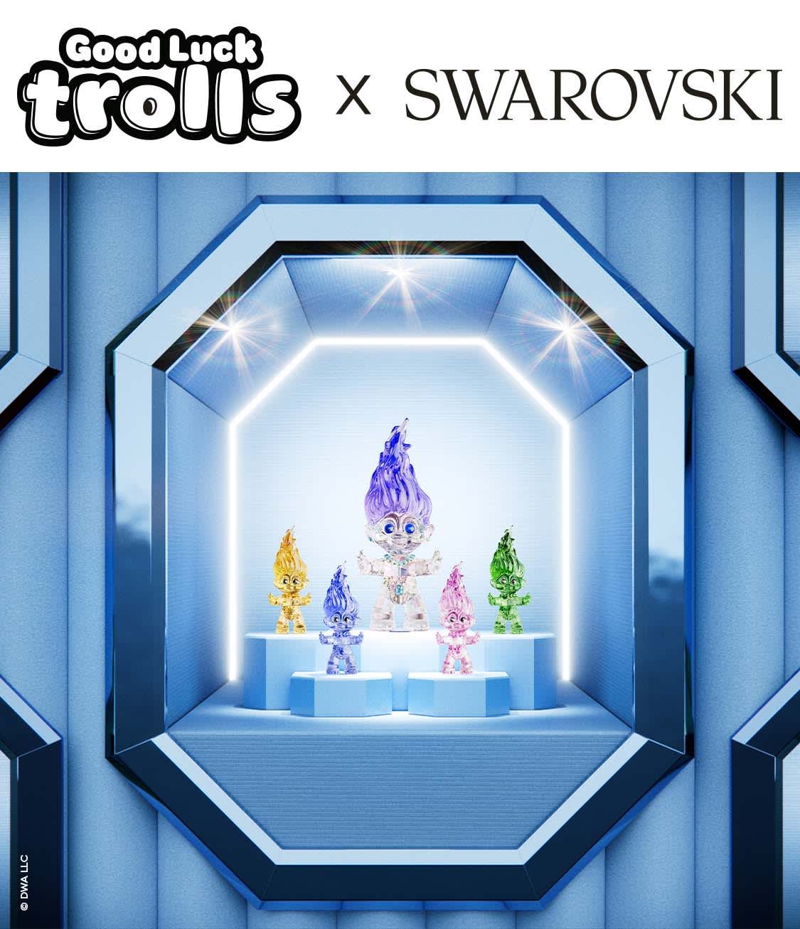 Good Luck Trolls x Swarovski collection