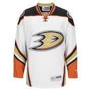 Men's Reebok White Anaheim Ducks Premier Away Jersey
