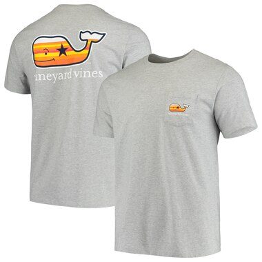 Vineyard Vines Houston Astros Gray Filled In Whale T-Shirt