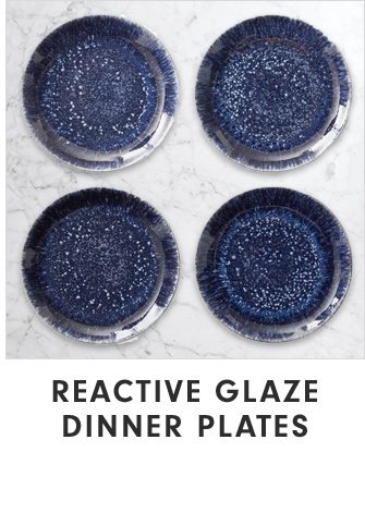 REACTIVE GLAZE DINNER PLATES