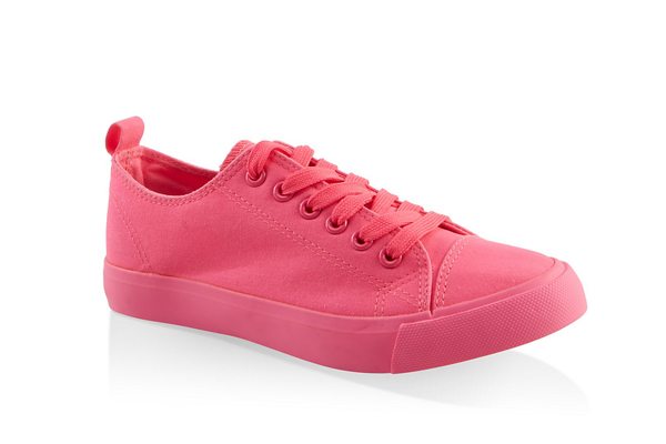 Lace Up Canvas Sneakers