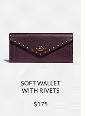 SOFT WALLET WITH RIVETS | $175