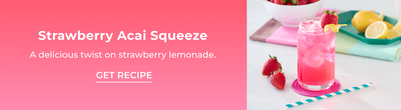 Strawberry Acai Squeeze Refresher