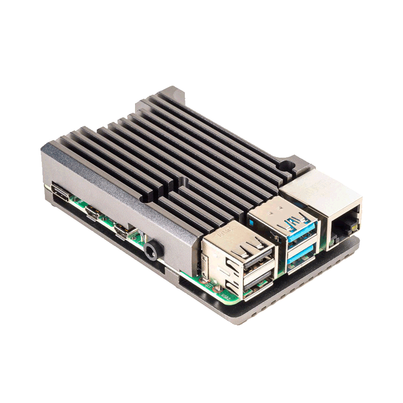Pimoroni Aluminium Heatsink Case for Raspberry Pi 4