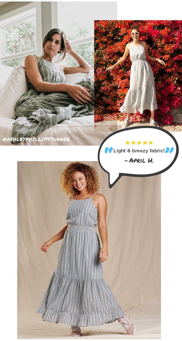 "Light & breezy fabric!" -April H.