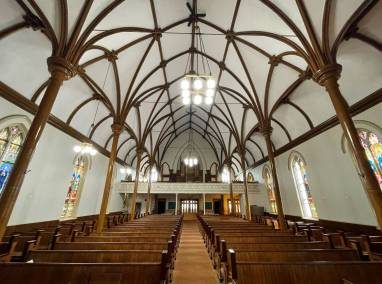 Divine Ascents: Gothic Church Transformed Into Climbing Gym