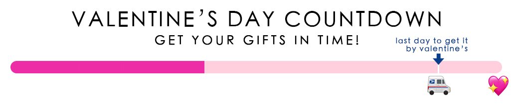 Get your Valentine's Day gifts on time >