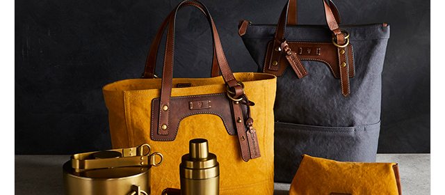 We’re proud to present this new limited-edition collection of bags and barware that are as beautiful as they are durable. Shop Now