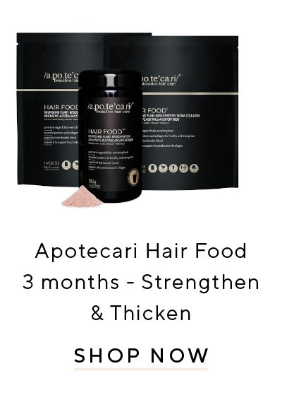 Apotecari Hair Food 3 months - Strengthen & Thicken