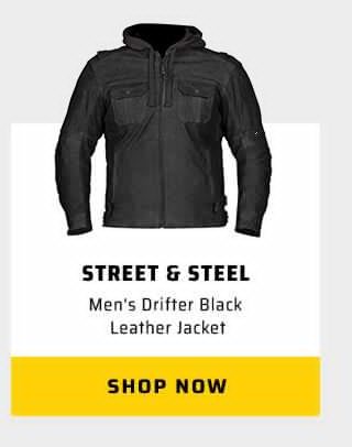 Street & Steel Men's Drifter Leather Jacket