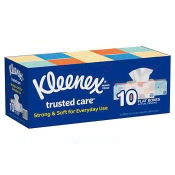 Kleenex Trusted Care Facial Tissue, 2-Ply, 230-Count, 10-Pack