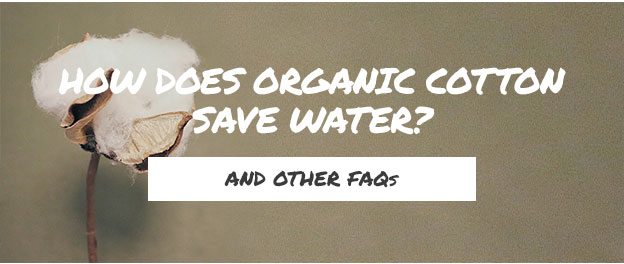 How Does Organic Cotton Save Water?