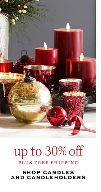 Up To 30% Off SHOP CANDLES AND CANDLEHOLDERS